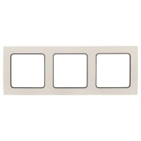 Рамка 3-м Стокгольм бел. с линией цвета черн. PROxima EKF EZM-G-304-20