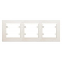 Рамка 3-м Karea горизонт. крем. Makel 56010703 Рамка 3-м Karea горизонт. крем. Makel 56010703