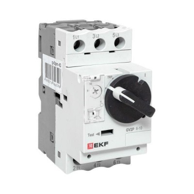 Выключатель автоматический для защиты двигателя GV2P 6.3-10А EKF gv2pm-10 Выключатель автоматический для защиты двигателя GV2P 6.3-10А EKF gv2pm-10