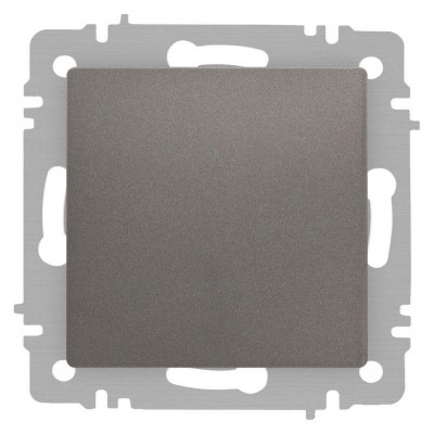 Переключатель 1-кл. СП Accent 6-103-09 10А IP20 250В AL/CU титан Intro Б0063451