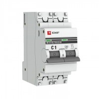 Выключатель автоматический модульный 2п C 1А 4.5кА ВА 47-63 PROxima EKF mcb4763-2-01C-pro Выключатель автоматический модульный 2п C 1А 4.5кА ВА 47-63 PROxima EKF mcb4763-2-01C-pro