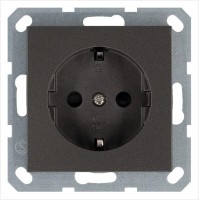 Розетка 1-м Shuko 16А IP20 с заземл. защ. шторки механизм мокко Jasmart G5501Z Розетка 1-м Shuko 16А IP20 с заземл. защ. шторки механизм мокко Jasmart G5501Z