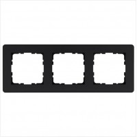 Рамка 3-м G-Flex черн. матов. soft touch Jasmart G1103PB