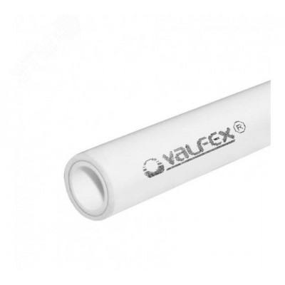 Труба полипропиленовая 20x3.4 SDR 6 PN 25 PPR армированная алюминием белая, хлыст 2м