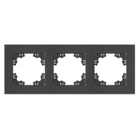 Рамка 3-м Афина универс. графит Universal A0045-Gr