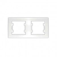 Рамка 2-м Бриллиант горизонт. бел. UNIVersal 7947465