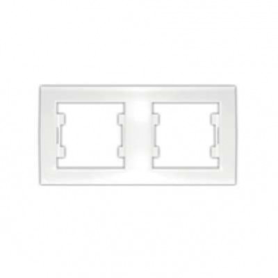 Рамка 2-м Бриллиант горизонт. бел. UNIVersal 7947465 Рамка 2-м Бриллиант горизонт. бел. UNIVersal 7947465
