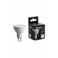 Лампа светодиодная LED 8вт 230в GU10 теплый Feron.PRO