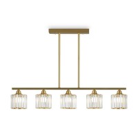 Люстра Ferrera 200Вт E27х5 IP20 Freya FR5474PL-05G