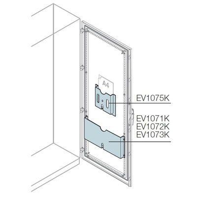 Карман для документов метал. Ш=600мм ABB EV1071K Карман для документов метал. Ш=600мм ABB EV1071K