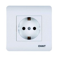 Розетка с заземляющим контактом 16А 250В CHINT 715389 Розетка с заземляющим контактом 16А 250В CHINT 715389