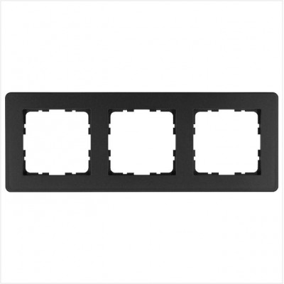 Рамка 3-м G-Flex антрацит Jasmart G1103B