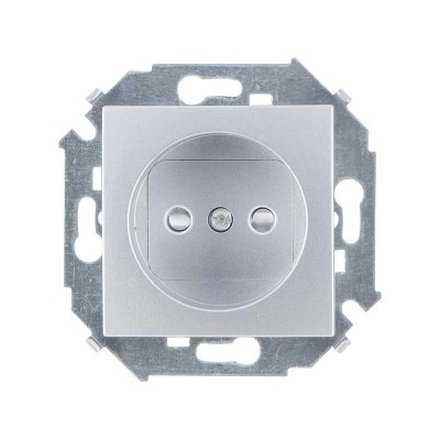 Розетка СП Simon 15 16А IP20 250В 2P без заземл. защ. шторки винтов. клеммы механизм алюм. Simon 1591444-033 Розетка СП Simon 15 16А IP20 250В 2P без заземл. защ. шторки винтов. клеммы механизм алюм. Simon 1591444-033