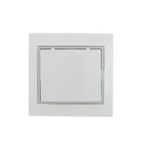 Розетка 1-м СП Mira 16А IP20 с заземл. с защ. крышкой с сер. вставкой керамика бел. LEZARD 701-0215-123 Розетка 1-м СП Mira 16А IP20 с заземл. с защ. крышкой с сер. вставкой керамика бел. LEZARD 701-0215-123