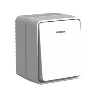 Выключатель 1-кл. ОП AtlasDesign PROFI IP54 10АX с подсветкой сер. SE ATN543013 Выключатель 1-кл. ОП AtlasDesign PROFI IP54 10АX с подсветкой сер. SE ATN543013