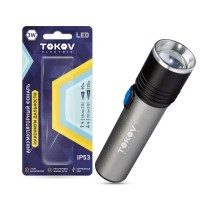 Фонарь аккумуляторный ручной 1200мА.ч анодированный алюм. корпус черн. TOKOV ELECTRIC TKE-RF-A-04 Фонарь аккумуляторный ручной 1200мА.ч анодированный алюм. корпус черн. TOKOV ELECTRIC TKE-RF-A-04
