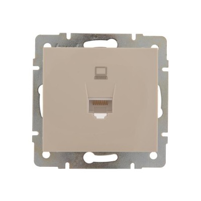 Розетка компьютерная СП Rain RJ45 16А IP20 механизм крем. LEZARD 703-0388-139 Розетка компьютерная СП Rain RJ45 16А IP20 механизм крем. LEZARD 703-0388-139