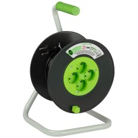 Удлинитель на пластик. катушке 4х15м без заземл. KAT-2x0.75-15m Greenline ПВС 2х0.75 Эра Б0065052