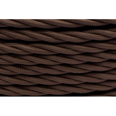 Провод ретро 2х2.5 матов. корич. (уп.20м) Bironi B1-425-72-20