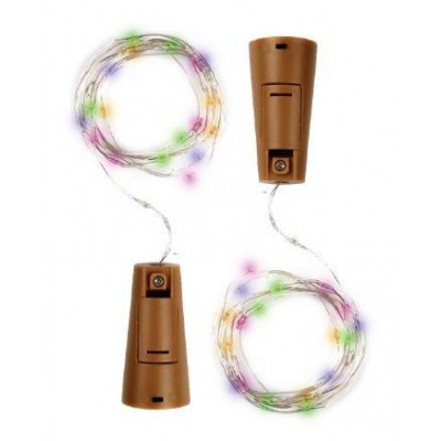 Гирлянда "Пробки" DC-G04-20MS2 20 RGB LED 3х(LR44/LR1154/AG13/G13) в компл. (уп.2шт) ФАZА 5059689