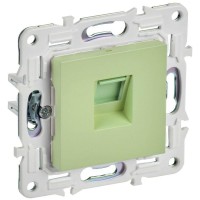 Розетка компьютерная RJ45 кат.6 SKANDY SK-K02G мятный IEK SK-K10-2-K06