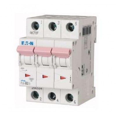 Выключатель автоматический модульный 3п B 8А 6кА PL6-B8/3 EATON 164875