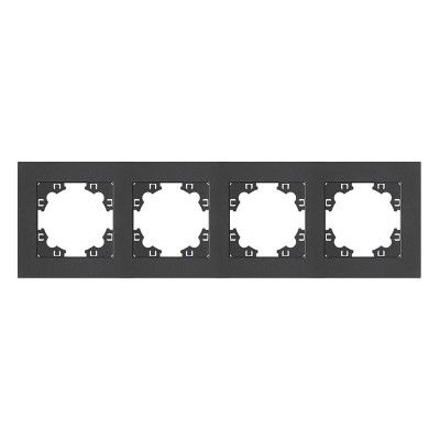 Рамка 4-м Афина универс. графит Universal A0046-Gr