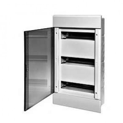 Щиток СП Тусо 36мод. с прозр. двер. 547х299х103мм сер. Рувинил 68136СП Щиток СП Тусо 36мод. с прозр. двер. 547х299х103мм сер. Рувинил 68136СП