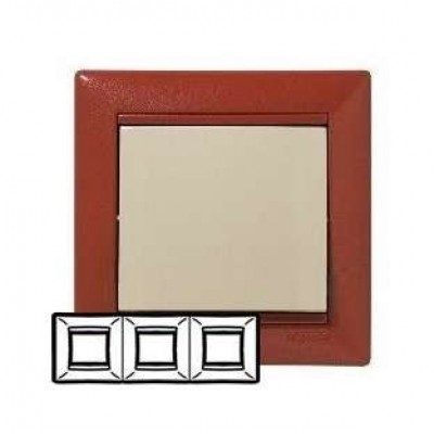 Рамка 3-м Valena горизонт. терра Leg 770013 Рамка 3-м Valena горизонт. терра Leg 770013