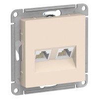 Розетка компьютерная 2-м AtlasDesign RJ45 кат.5E механизм беж. SE ATN000285 Розетка компьютерная 2-м AtlasDesign RJ45 кат.5E механизм беж. SE ATN000285