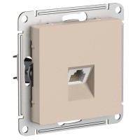 Розетка компьютерная AtlasDesign RJ45 кат.5E механизм песочн. SE ATN001283 Розетка компьютерная AtlasDesign RJ45 кат.5E механизм песочн. SE ATN001283