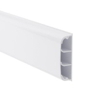 Кабель-канал плинтусный 70х22 L2000 пластик DKC 07200 Кабель-канал плинтусный 70х22 L2000 пластик DKC 07200