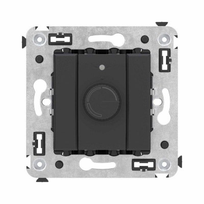 Диммер поворотный СП Avanti "Черный матовый" DKC 4412133 Диммер поворотный СП Avanti "Черный матовый" DKC 4412133