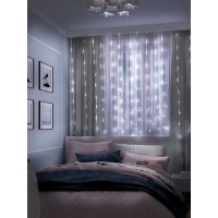 Гирлянда "Занавес" ICLLD300W-C 300LED бел. 3х3м 8режимов IP20 SHLights 4690601052988