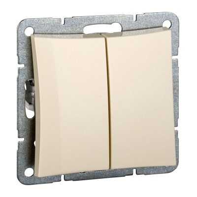 Выключатель 2-кл. СП Дуэт 10А IP20 с индикацией механизм беж. SchE WDE000253 Выключатель 2-кл. СП Дуэт 10А IP20 с индикацией механизм беж. SchE WDE000253