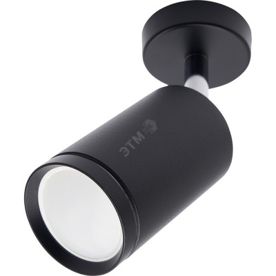 Светильник ДБО GU10 без лампы наклонный черный