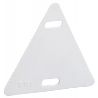 Бирка кабельная маркировочная У-136 55х55х55мм (треугольник) IEK UZMA-BIK-Y136-T