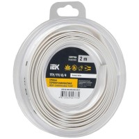 Трубка термоусадочная ТТУ нг-LS 8/4 бел. (уп.2м) IEK UDR12-008-004-002-K01-T Трубка термоусадочная ТТУ нг-LS 8/4 бел. (уп.2м) IEK UDR12-008-004-002-K01-T