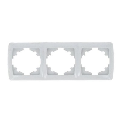 Рамка 3-м СП Мадрид горизонт. бел. EKF EIM-G-303-10