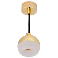 Светильник 4012 подвесной под лампу GX53 золото IEK LT-UCB0-4012-GX53-1-K22