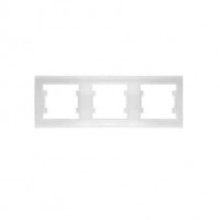 Рамка 3-м Бриллиант горизонт. бел. UNIVersal 7947489