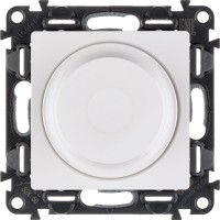 Механизм светорегулятора Valena Life 300Вт универс. с поворотн. ручкой без нейтрали с лицев. панелью бел. Leg 752460 Механизм светорегулятора Valena Life 300Вт универс. с поворотн. ручкой без нейтрали с лицев. панелью бел. Leg 752460