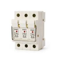 Держатель плавких вставок с индикацией RT28N-32X 10х38 3П CHINT 520349 Держатель плавких вставок с индикацией RT28N-32X 10х38 3П CHINT 520349