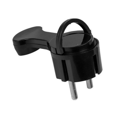 Вилка угловая плоская "СТЕЛС" 16А 250В с заземл. черн. PROxima EKF AVYF16-30-r Вилка угловая плоская "СТЕЛС" 16А 250В с заземл. черн. PROxima EKF AVYF16-30-r