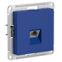 Розетка компьютерная AtlasDesign RJ45 кат.5E механизм аквамарин SE ATN001183 Розетка компьютерная AtlasDesign RJ45 кат.5E механизм аквамарин SE ATN001183