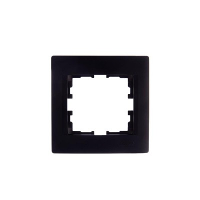 Рамка 1-м Karina горизонт. черн. бархат LEZARD 707-4200-146 Рамка 1-м Karina горизонт. черн. бархат LEZARD 707-4200-146