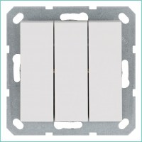 Выключатель 3-кл. 10А IP20 механизм бел. глянцевый Jasmart G3031W Выключатель 3-кл. 10А IP20 механизм бел. глянцевый Jasmart G3031W