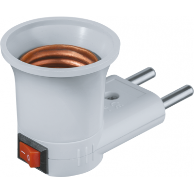 Патрон-переходник с розетки на E27 71 992 NLA-S-E27 Navigator 71992 Патрон-переходник с розетки на E27 71 992 NLA-S-E27 Navigator 71992