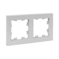 Рамка 2-м Эпика пластик алюм. EKF UP1-FPA-02 Рамка 2-м Эпика пластик алюм. EKF UP1-FPA-02