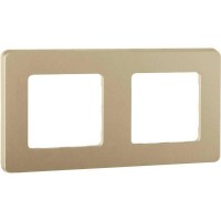 Рамка 2-м Inspiria шампань IEK 673948